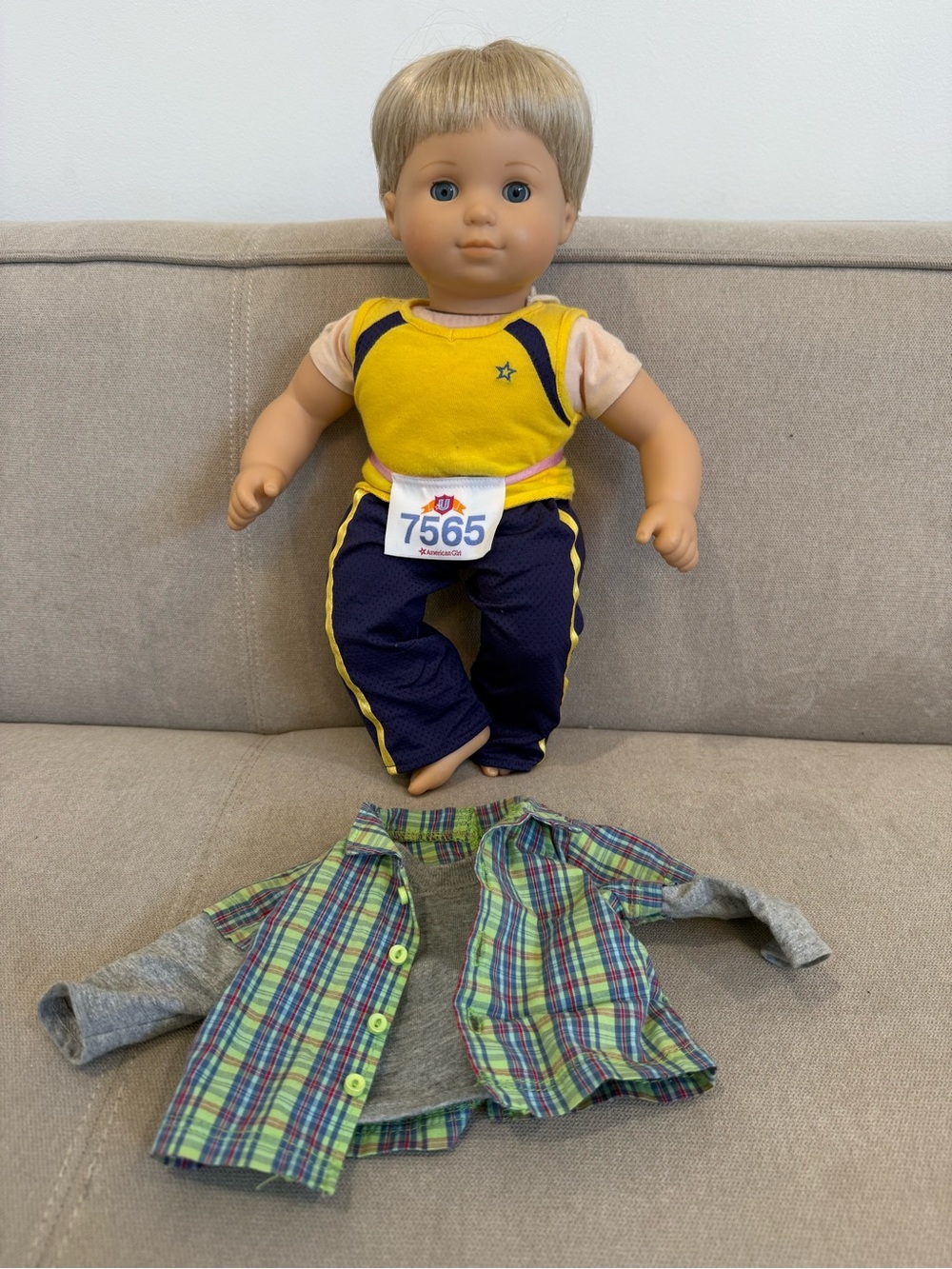 American Girl Doll Just like Me u- Boys doll with clothes